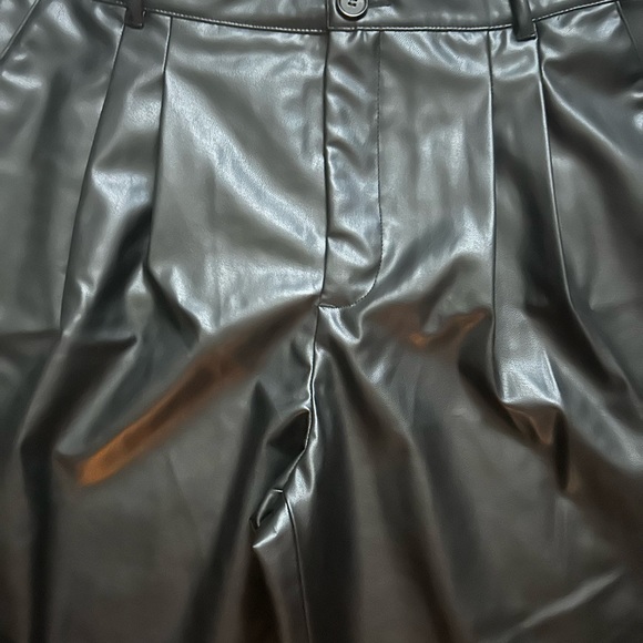 Zara - Faux Leather Pants - Picture 5 of 7